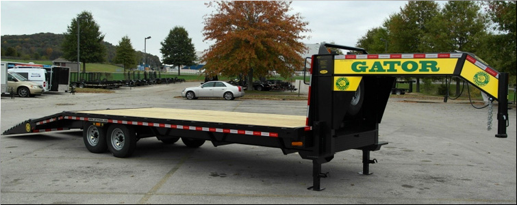 Gooseneck flat bed trailer for sale14k  Rowan County, North Carolina